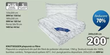 KNUTSEGEN plapumă cu fibre