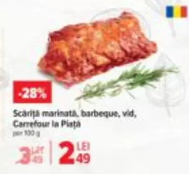 Scăriță marinată, barbeque