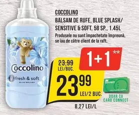 Coccolino - BALSAM DE RUFE, BLUE SPLASH/ SENSITIVE & SOFT