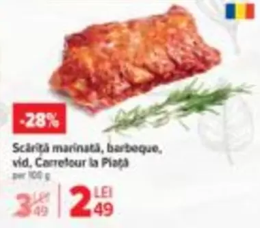 Scăriță marinată, barbeque