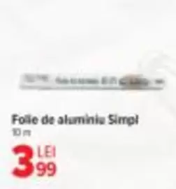 Folie de aluminiu Simpl