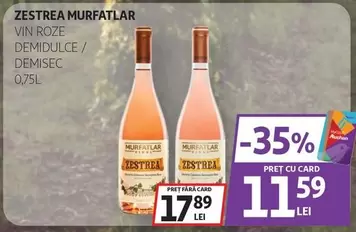 Auchan - VIN ROZE DEMIDULCE / DEMISEC