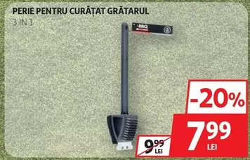 PERIE PENTRU CURĂȚAT GRĂTARUL 3 ÎN 1