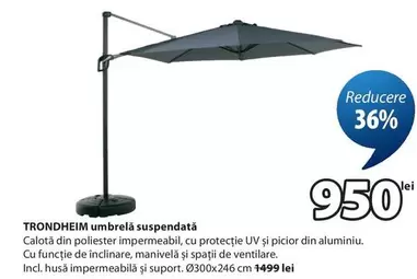 TRONDHEIM umbrelă suspendată