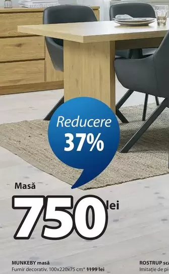 Masă MUNKÉBY