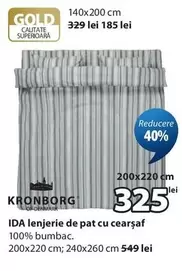 IDA lenjerie de pat cu cearșaf