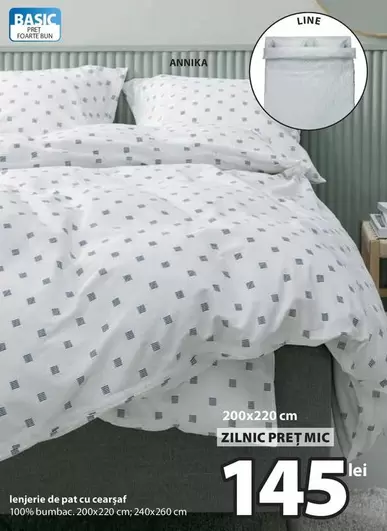 lenjerie de pat cu cearșaf