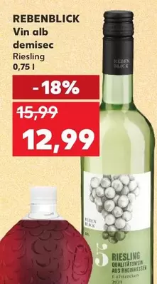 Alb - REBENBLICK Vin alb demisec Riesling