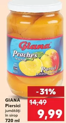 Peaches in syrup