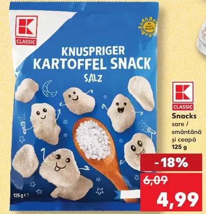 KNUSPRIGER KARTOFFEL SNACK