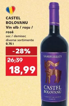 Alb - Vin alb / roșu / rosé sec / demisec diverse sortimente