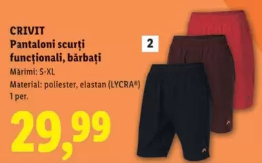 Pantaloni scurți funcționali