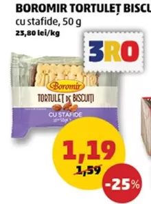 TORTULET DE BISCUITI CU STAFIDE