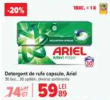 Ariel - Detergent de rufe capsule