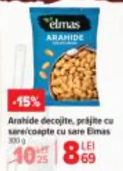 Elmas - Arahide decojite, prajite cu sare