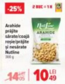 Arahide prajite sarate/coaja rosie/prajite si nesarate