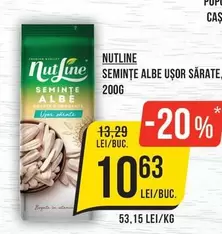 Nutline - SEMINȚE ALBE UȘOR SĂRATE