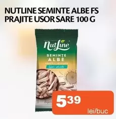 Nutline - SEMINTE ALBE PRAJITE USOR SARE 100 G