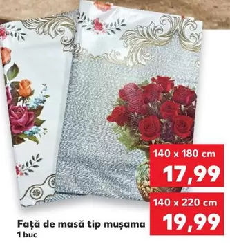 Față de masă tip mușama