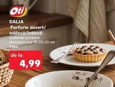 Dalia - Farfurie desert/adâncă/întinsă