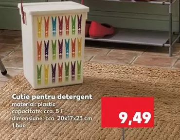 Cutie pentru detergent