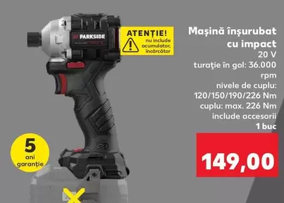 Mașină înșurubat cu impact