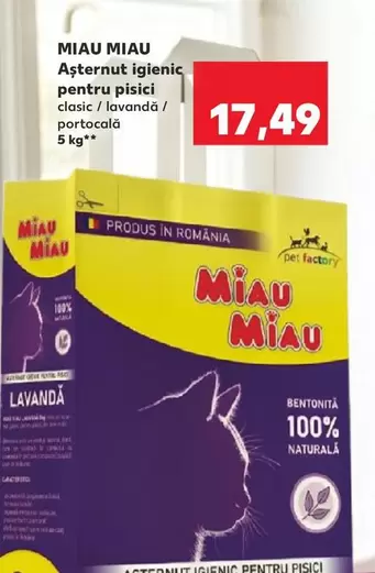 Lavanda - Așternut igienic pentru pisici