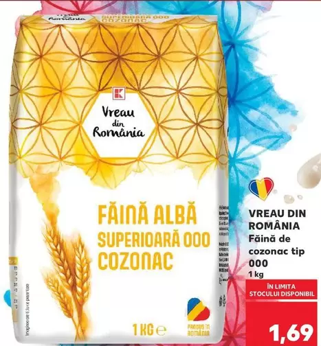 Făină Albă Superioară 000 Cozonac