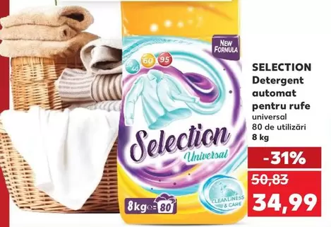Detergent automat pentru rufe universal