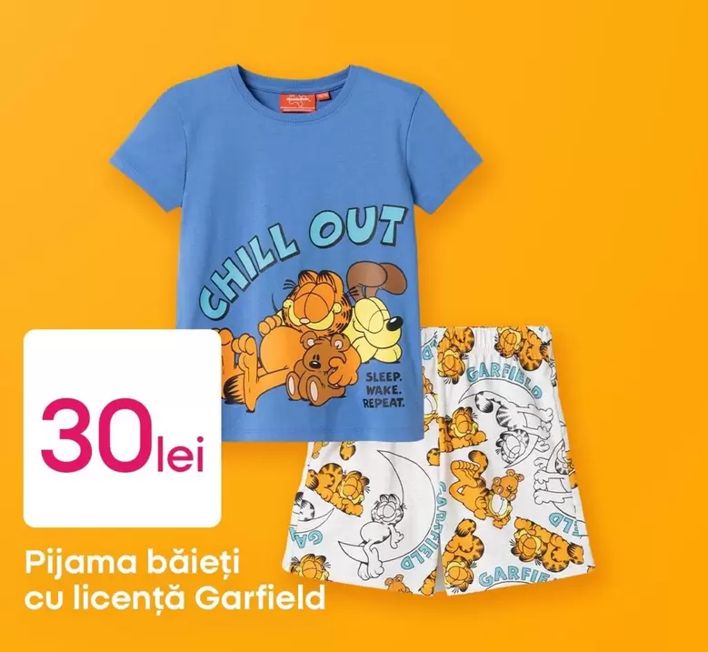 Garfield - Pijama băieți cu licență