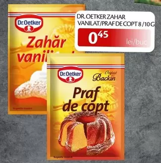 Dr.Oetker - Zahar vanilat/Praf de copt