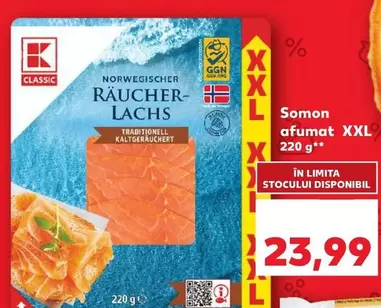 Somon afumat XXL
