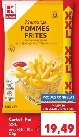 Knusprige Pommes Frites