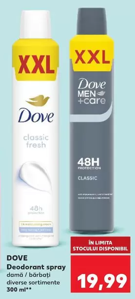 Deodorant spray