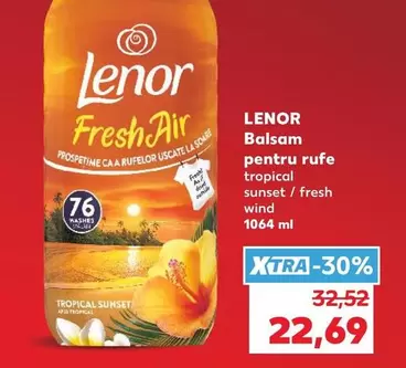 Balsam pentru rufe tropical sunset / fresh wind
