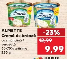 Cremă de brânză cu smântână / verdeață