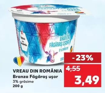 Brânza Făgăraș ușor