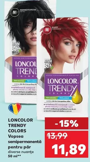 Sia - LONCOLOR TRENDY COLORS Vopsea semipermanenta pentru par
