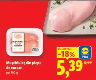 Mușchiuleț din piept de curcan