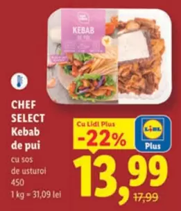 Kebab de pui