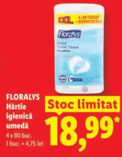 Hârtie igienică umedă