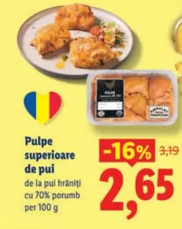 Pulpe superioare de pui