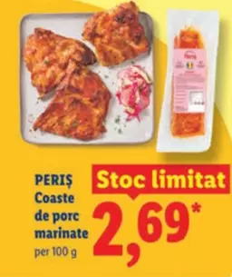 Coaste de porc marinate