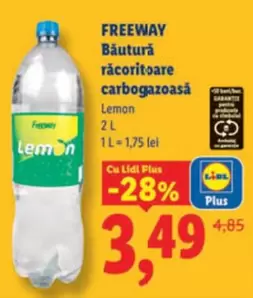 Băutură răcoritoare carbogazoasă Lemon
