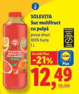 Suc multifruct cu pulpă