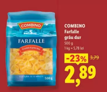 Farfalle grâu dur