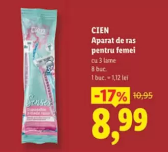 Aparat de ras pentru femei cu 3 lame