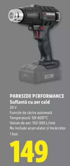 Suflantă cu aer cald