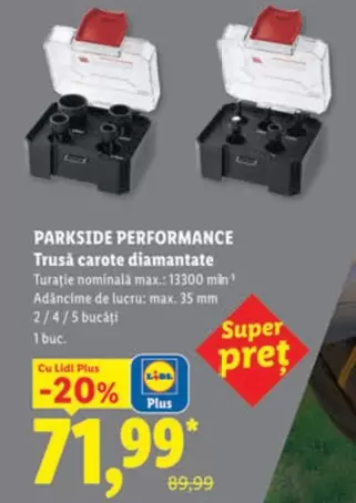 Trusă carote diamantate
