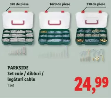 Set cuie / dibluri / legături cablu